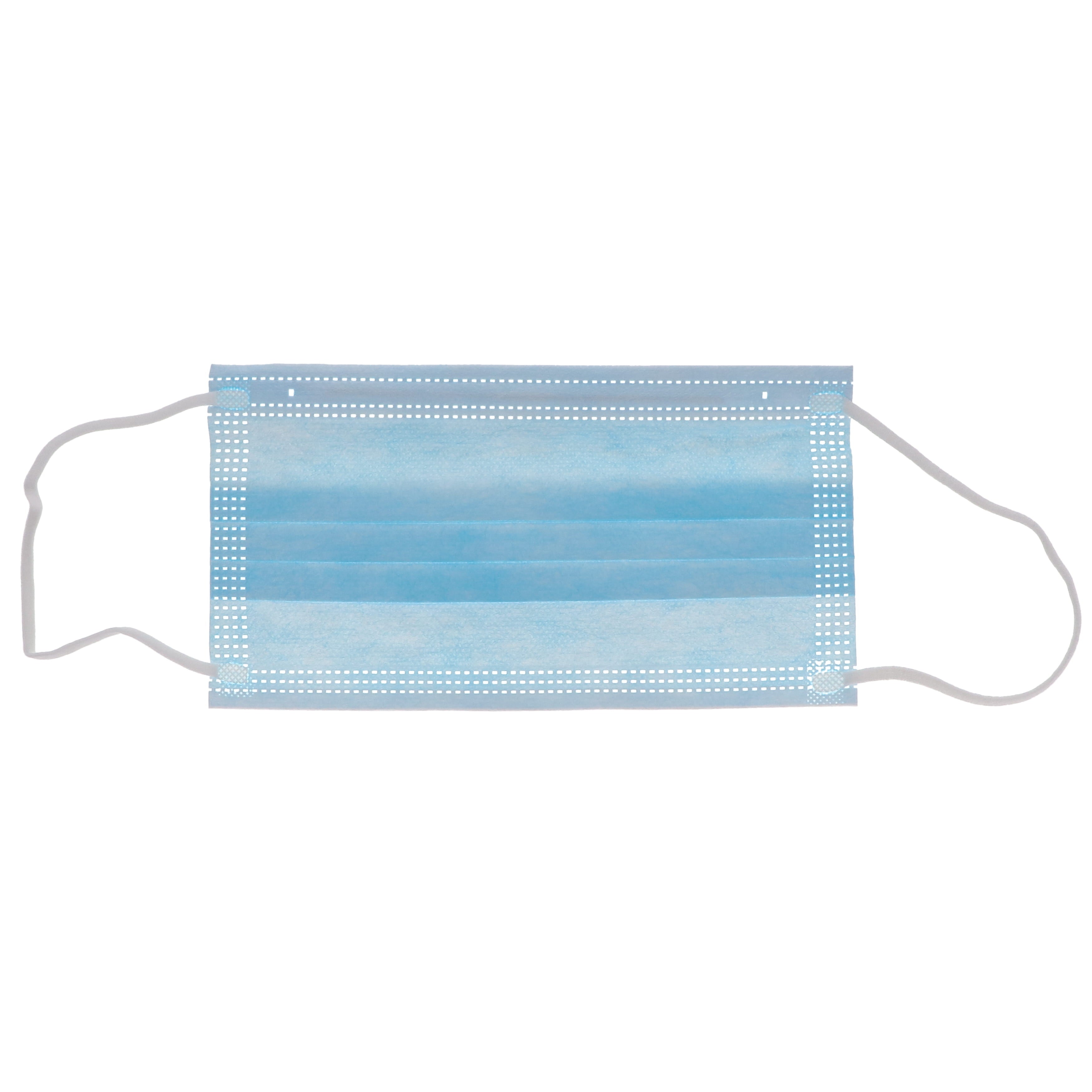 House Brand Dentistry 109111 3-Ply Earloop Face Masks ASTM Level 1 PFE 95% Blue 50/Bx House Brand Dentistry 109111 3-Ply Earloop Face Masks ASTM Level 1 PFE 95% Blue 50/Bx